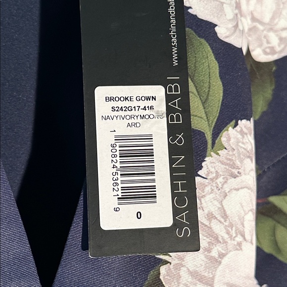 Sachin + Babi Brooke Gown in Moonlit Garden - Picture 9 of 10